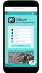 Aplicação OnBoard (mockup)